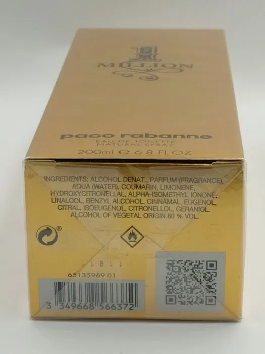 Paco Rabanne 1 Million edt 200 мл Оригинал — фото 2