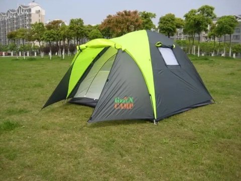 Палатка 3-х местная Green Camp 1011 двухместная водонепроницаемая каче