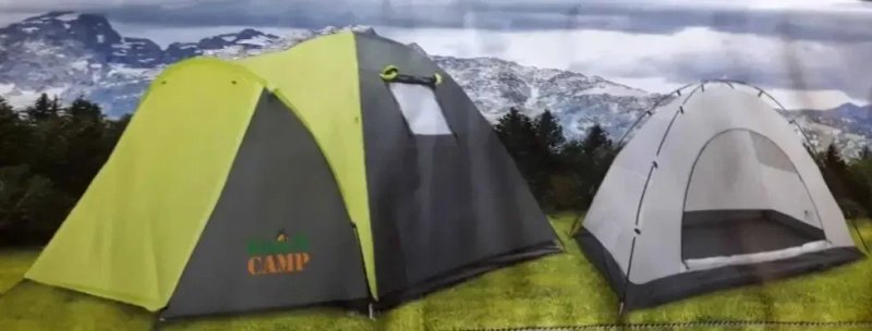 Палатка 3-х местная Green Camp 1011 двухместная водонепроницаемая каче — фото 2