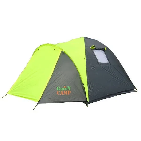 Палатка 3-х местная Green Camp 1011 двухместная водонепроницаемая каче — фото 8