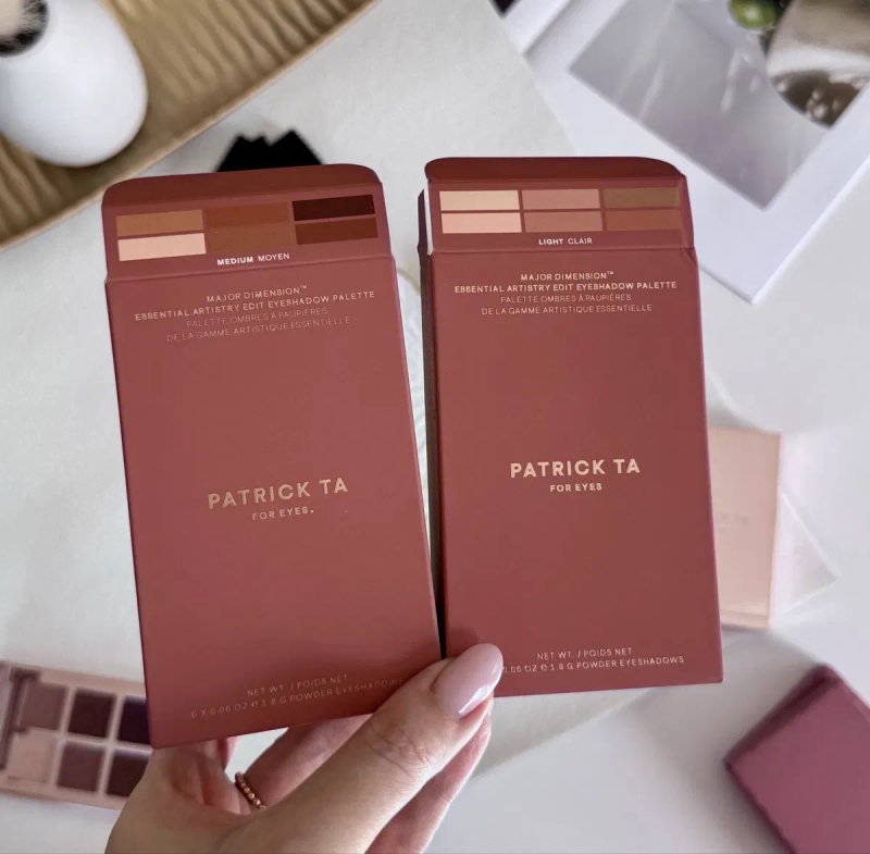 Палетка тіней PATRICK TA Major Dimension Essential Artistry Edit Eyeshadow Palette — фото 5