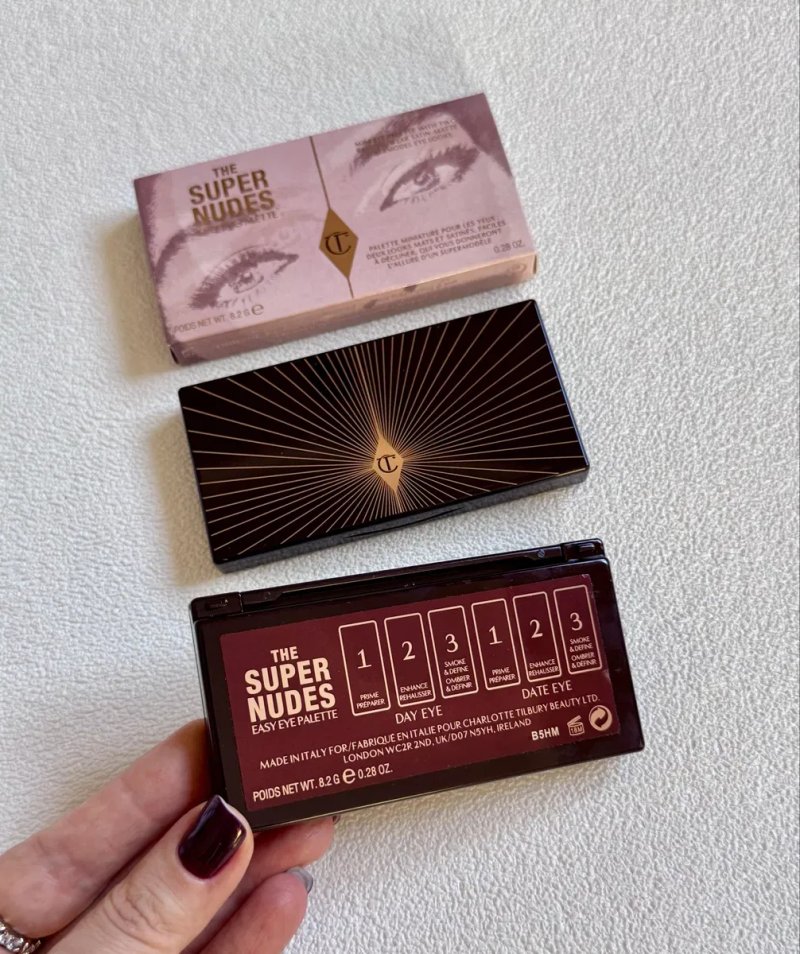 Палетка тіней The Super Nudes Easy Eye Palette  Charlotte Tilbury — фото 6