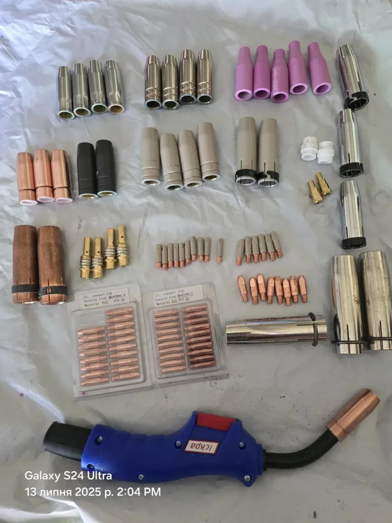 Пальник Зварювальні Рукава евро штиреві та с клапаном mig со2 и tig ar — фото 7