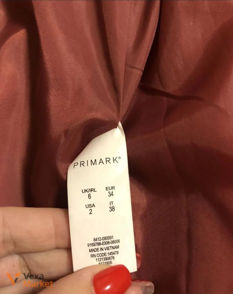 Пальто тедді Primark рожеве — фото 2