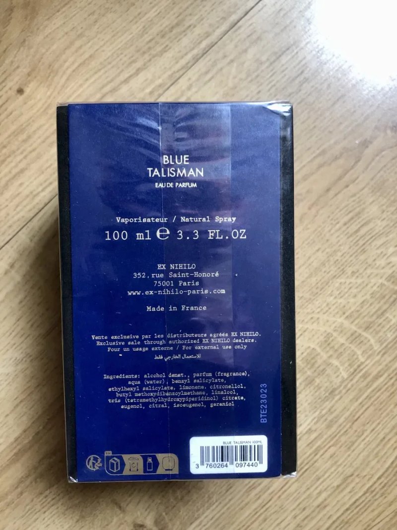 Парфумована вода Ex Nihilo Paris “Blue talisman” 100 мл (оригінал) — фото 6