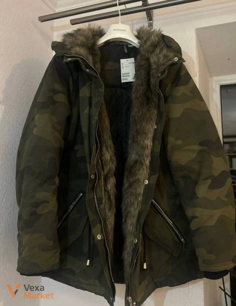 Парка H&M жіноча камуфляжна розмір S