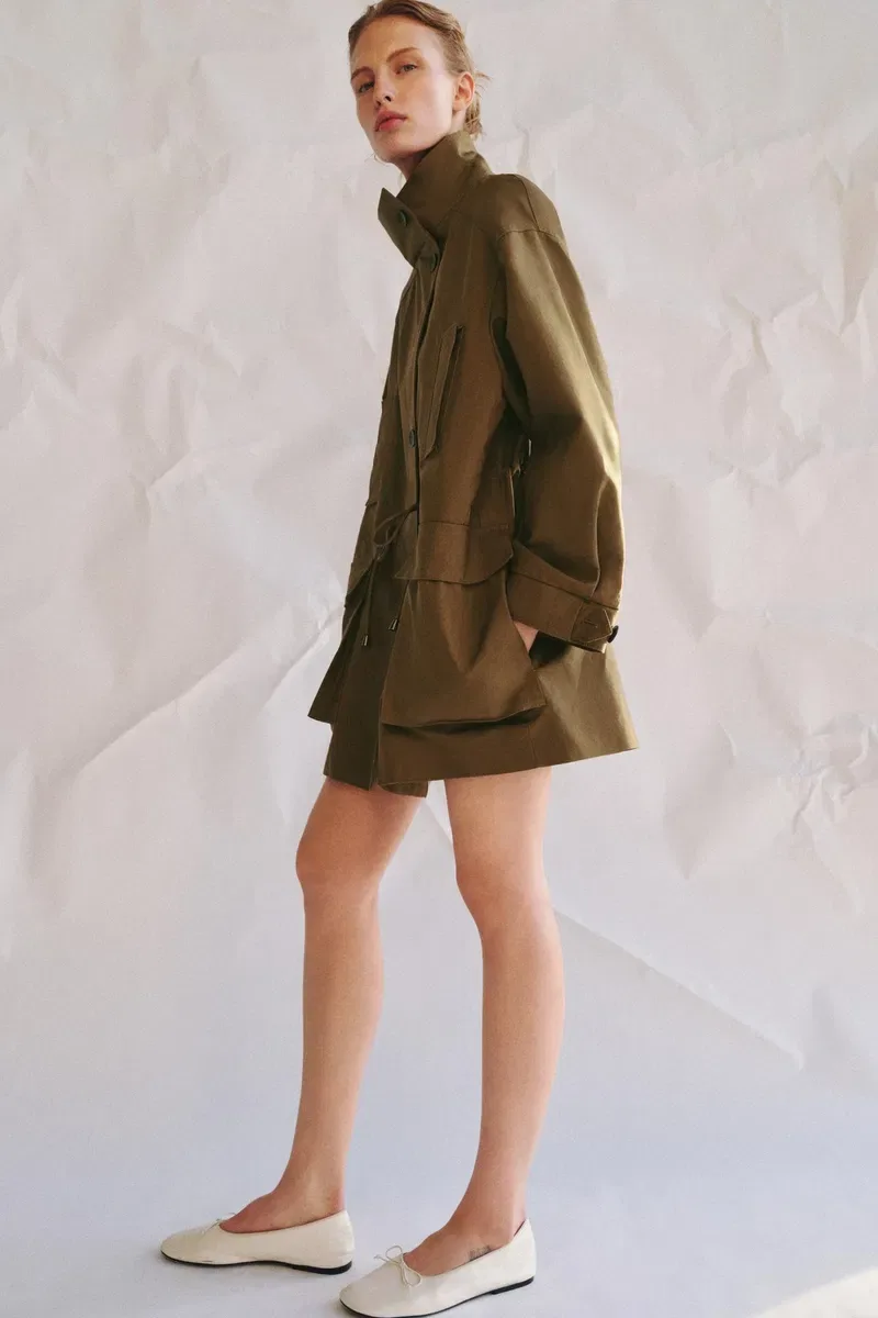 Парка жіноча оверсайз Зара Zara S — фото 4