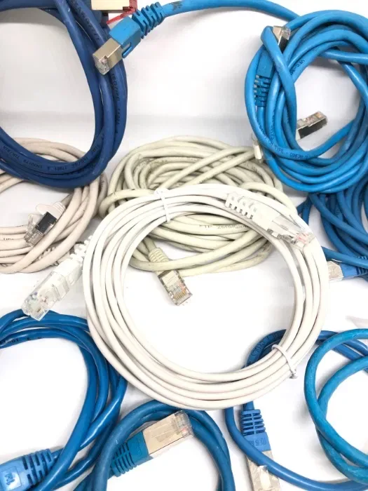 Патч корд лан кабель інтрнет FTP UTP RJ 45 нові бу 1м - 100м CAT 5 6 — фото 2