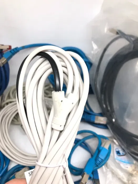 Патч корд лан кабель інтрнет FTP UTP RJ 45 нові бу 1м - 100м CAT 5 6 — фото 8