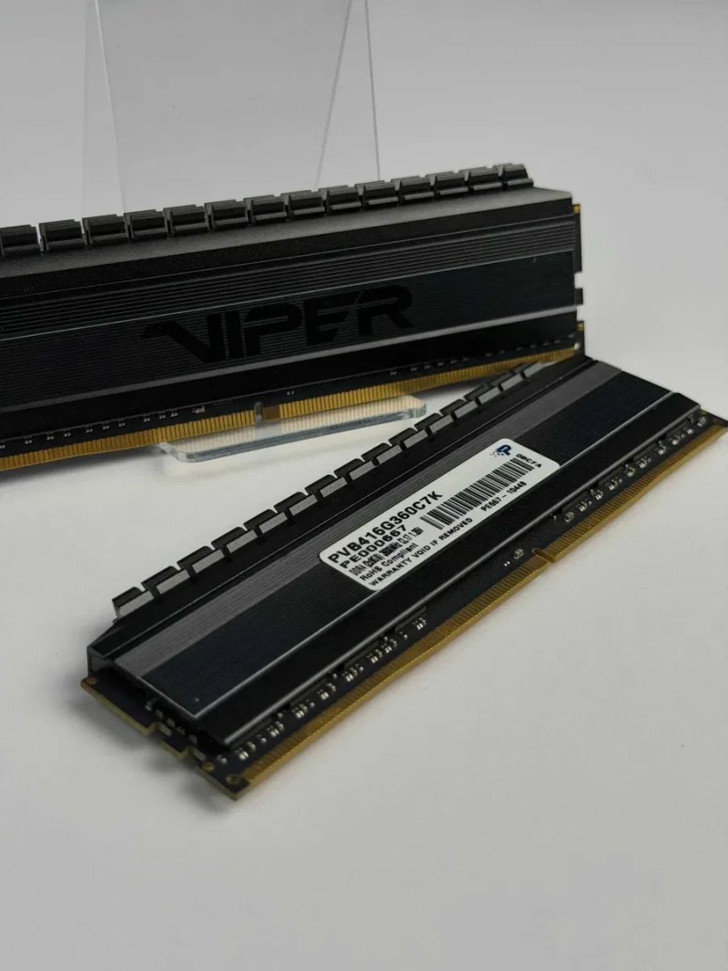 Patriot Viper 4 Blackout DDR4 16GB (2x8GB) 3600 MHz | МАГАЗИН | Гарантія 90 днів — фото 2
