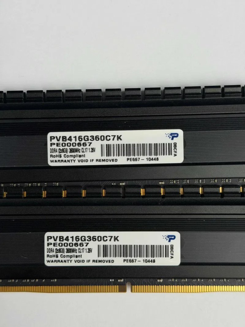 Patriot Viper 4 Blackout DDR4 16GB (2x8GB) 3600 MHz | МАГАЗИН | Гарантія 90 днів — фото 5