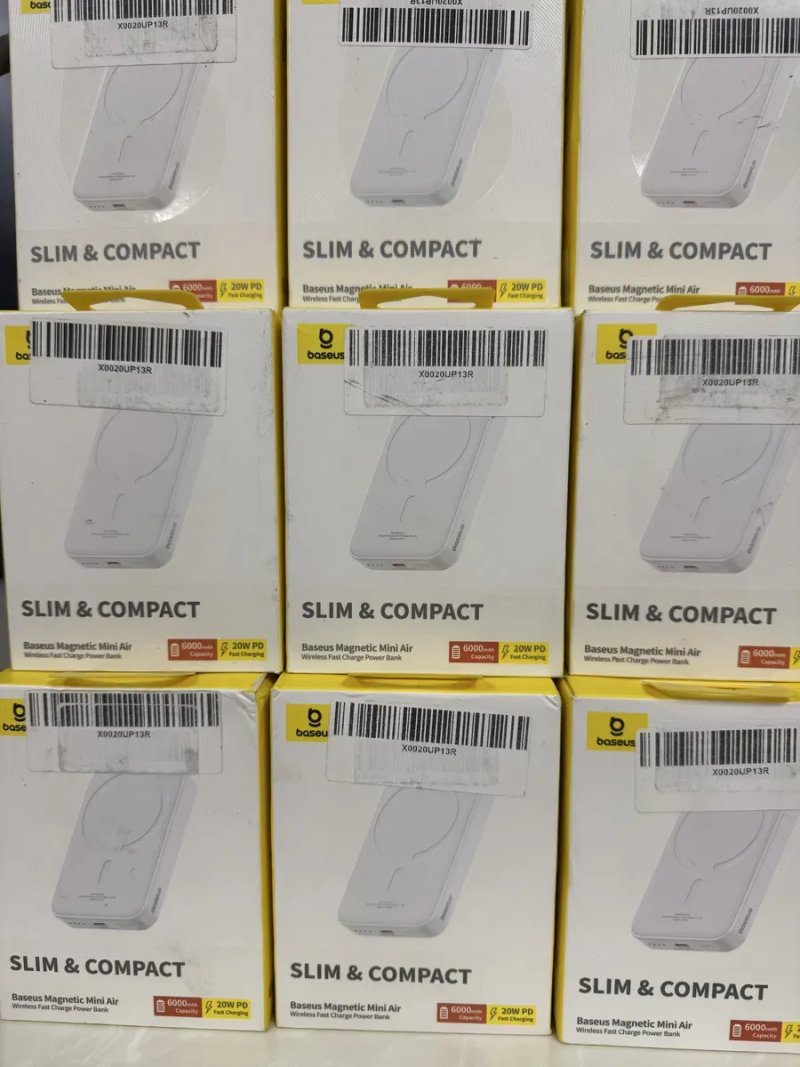 Павер Baseus Power Bank Magnetic Wireless 6000mAh 20W White PPCX020002 — фото 2