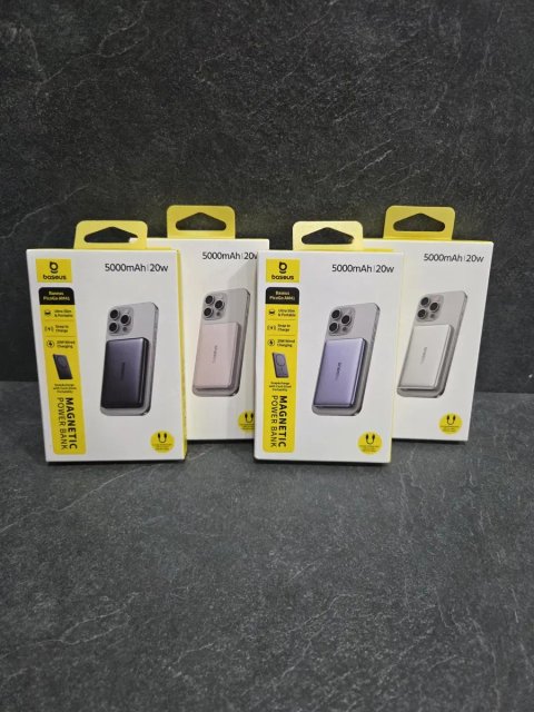 Павербанк Baseus PicoGo AM41 Ultra-Slim Magnetic Power Bank 5000mAh, магнітний павербанк, ультра тонкий та компактний