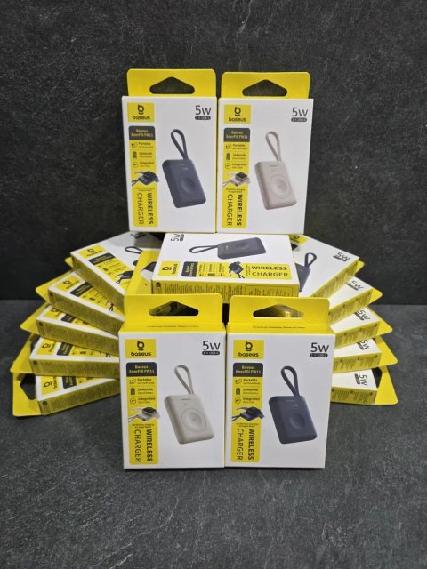 Павербанк Powerbank Baseus EnerFill FW11 5W для Apple Watch з вбудованим кабелем