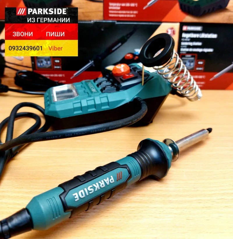 Паяльная станция паяльник из ГЕРМАНИИ. Parkside PLS 48 D2 паяльна станція паяльник Парксайд — фото 8