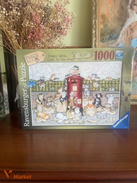 Пазли Ravensburger Crazy Cats... Lost in the Post 1000 деталей