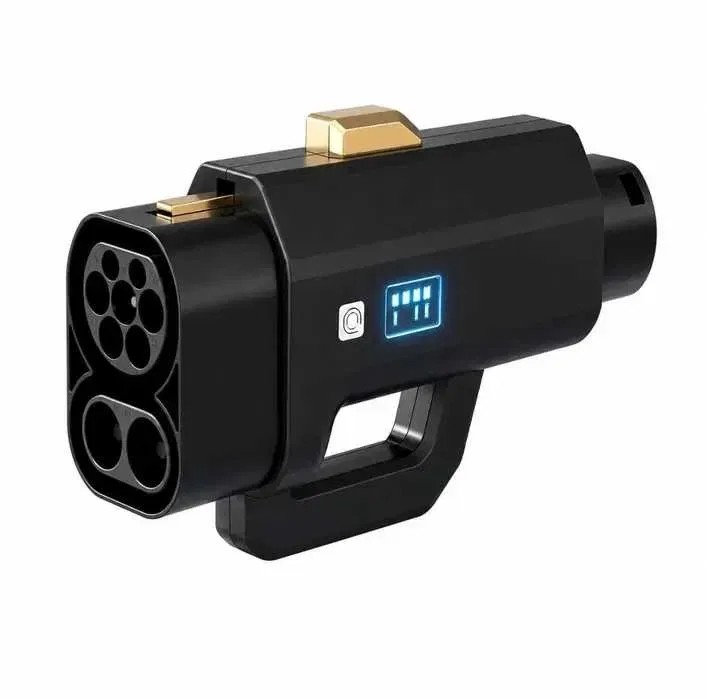 Перехідник CCS2 - GBT 400A 400 кВт TARY | дисплей| Android iOS додаток| адаптер для китайських електромобілів Zeekr, ID4, BYD, Honda, Denza, Xiaomi — фото 4