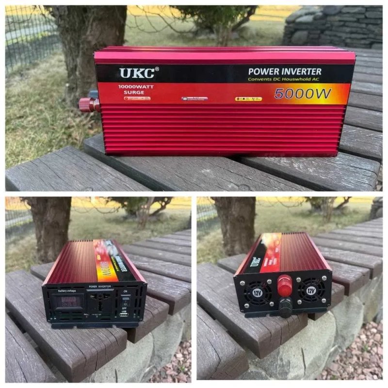 Перетворювач 12 220 чиста синусоїда 200w - 9000w.‼️Інвертор генератор.  Перетворювач напруги. Перетворювач струму. Безперебійник. Інвертор гібридний — фото 5