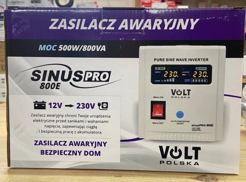 Перетворювач напруги. ДБЖ. Інвертор. Безперебійник. Volt Polska — фото 4