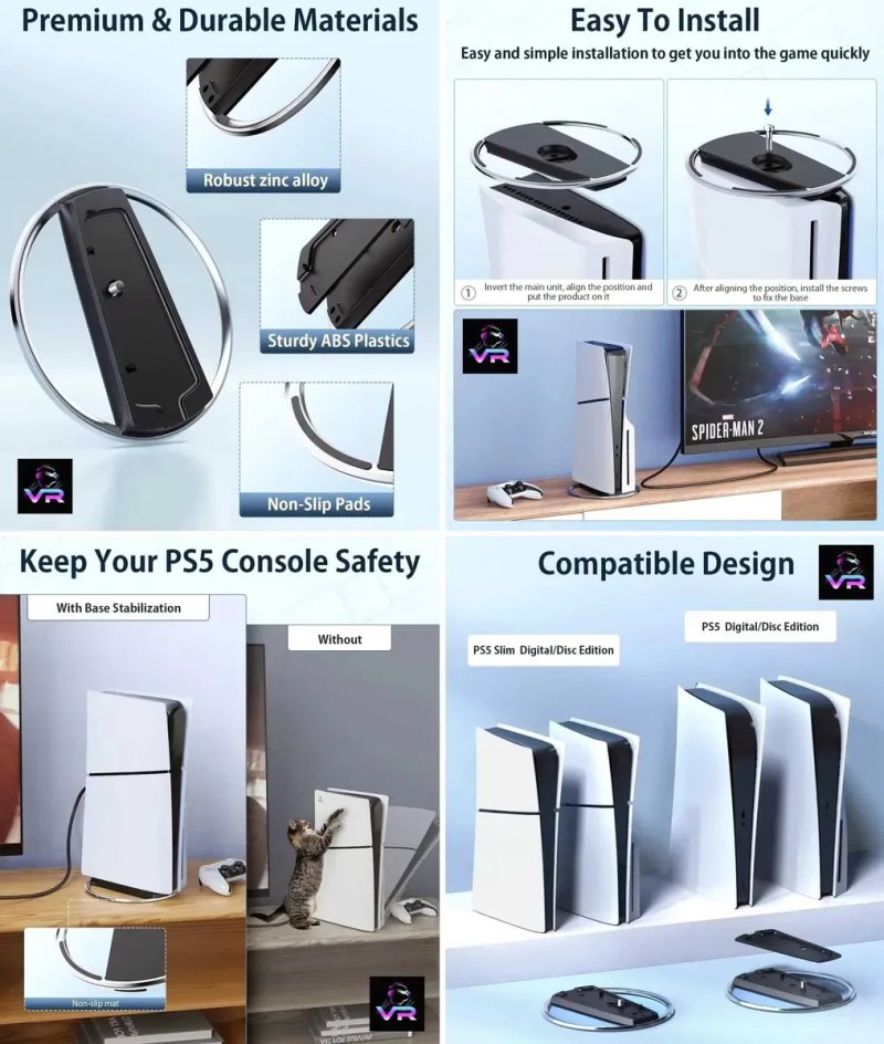 ‼️ Підставка Sony PlayStation 5 Pro, PS5 PRO, PS5 Slim подставка — фото 6