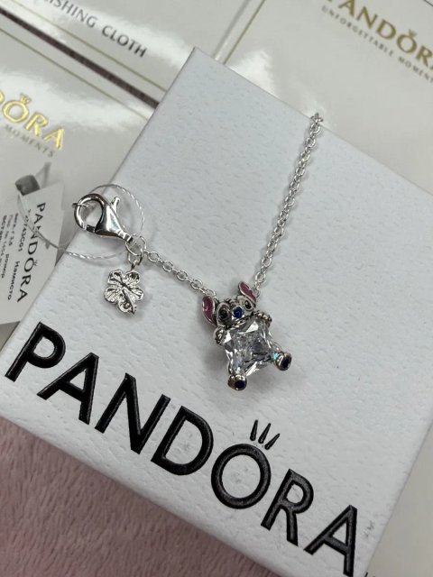Підвіска Pandora Стіч Намисто Колье Пандора, Бірка Гарантія 30 днів S925 ALE