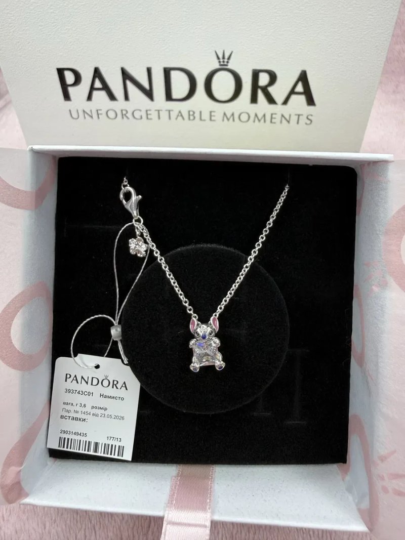 Підвіска Pandora Стіч Намисто Колье Пандора, Бірка Гарантія 30 днів S925 ALE — фото 5