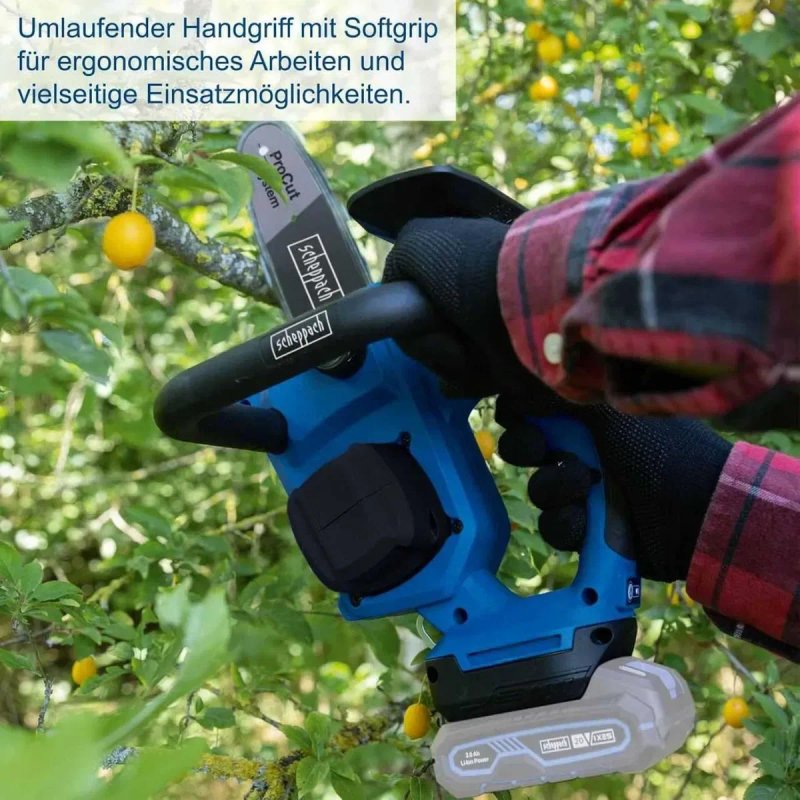 Пила ланцюгова аккумуляторная Scheppach BC-TCS200-X міні пилка цепная — фото 2
