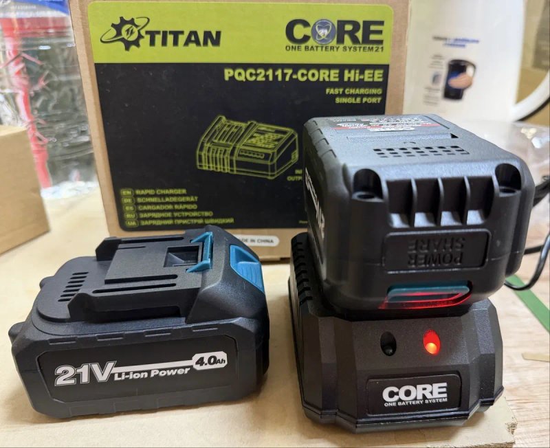 Пила пилка TITAN PCS1440B-CORE аккумуляторная бесщеточная — фото 3