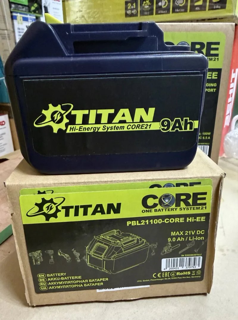 Пила пилка TITAN PCS1440B-CORE аккумуляторная бесщеточная — фото 7