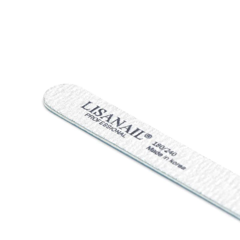 Пилочка для нігтів Lisanail, Made in korea, 18 см, 100/180, 180/240 — фото 3