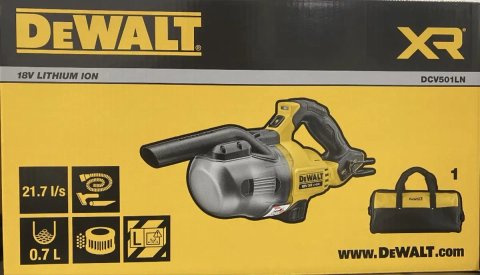 Пилосос акумуляторний DeWALT DCV501LN девальт нові 2026 рік
