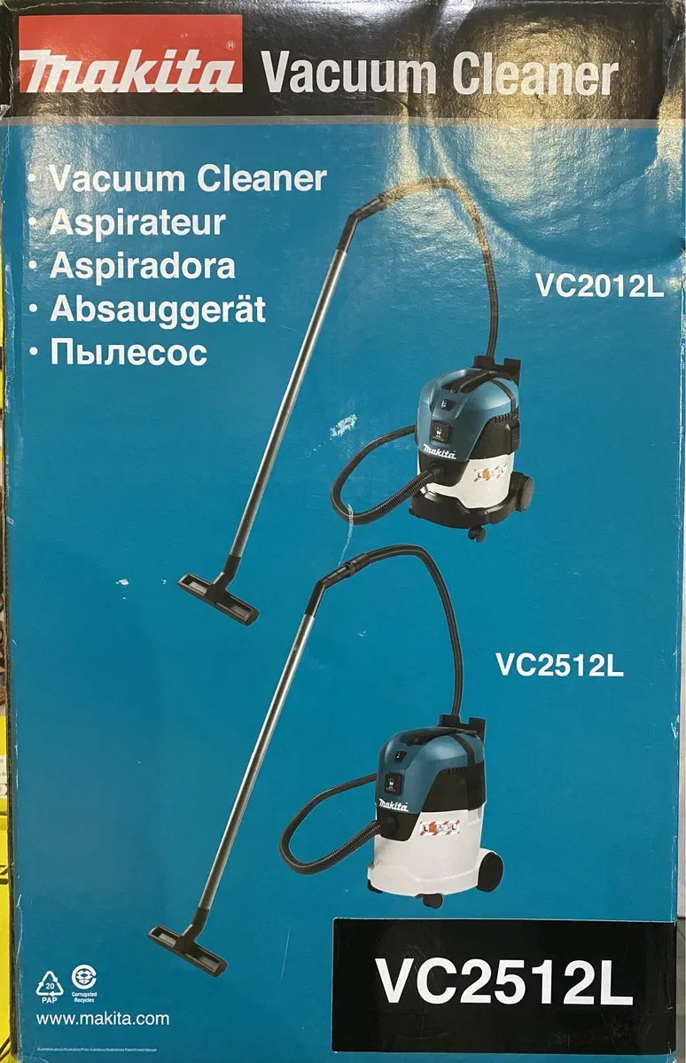 Пилосос Makita VC2512L у картонній коробці макіта новий — фото 2