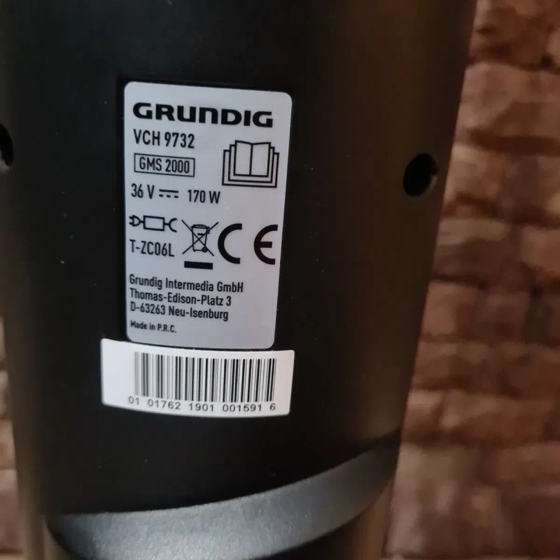 Пилосос швабра Grundig VCH 9732 — фото 3