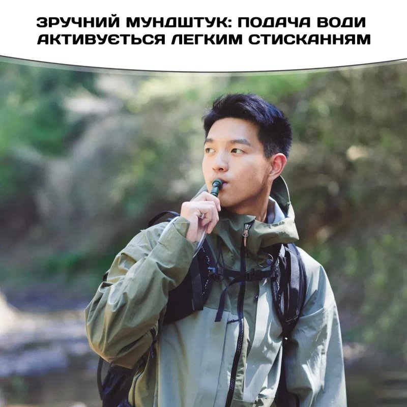 Питна система гідратор Naturehike CNK2450CF011 1.5л, 2л, 3л/ питьевая система гидратор для рюкзака/ гідросистема для бігу — фото 6