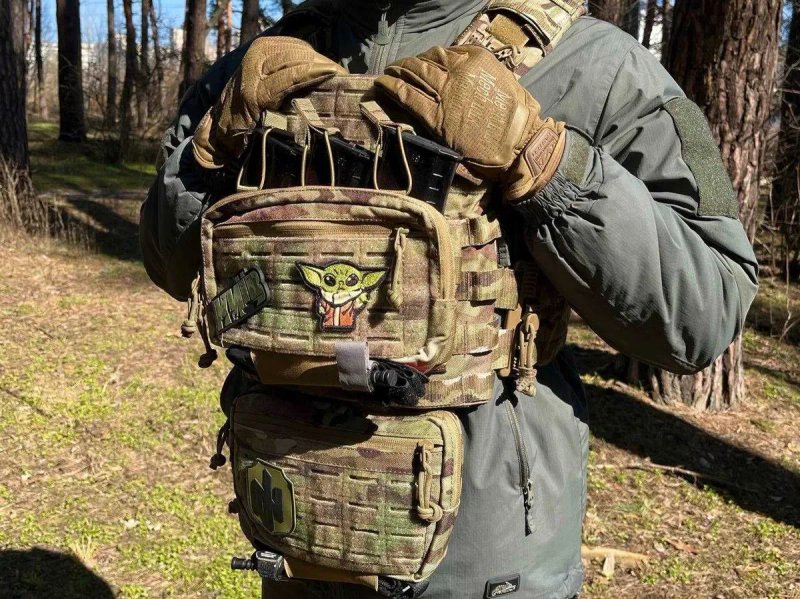 Плакард підсумок під магазини АК/AR на плитоноску Cordura 1000D — фото 3