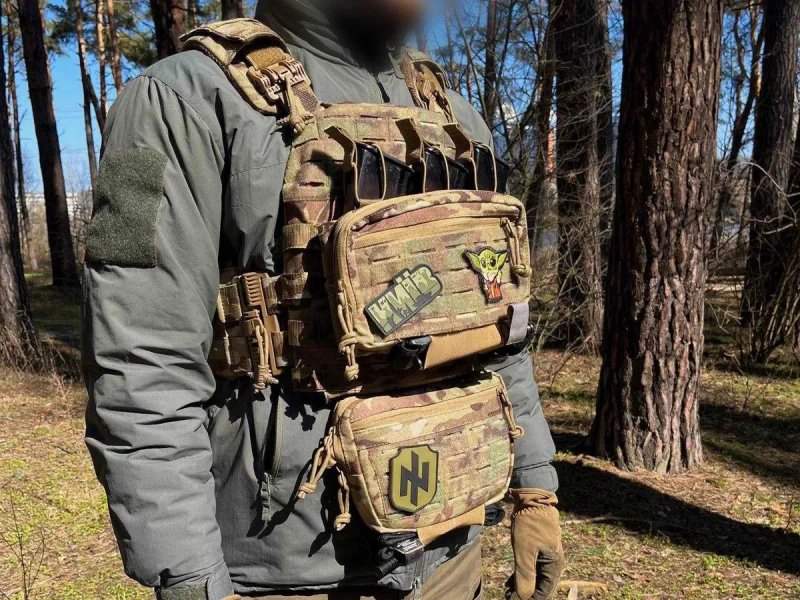Плакард підсумок під магазини АК/AR на плитоноску Cordura 1000D — фото 4