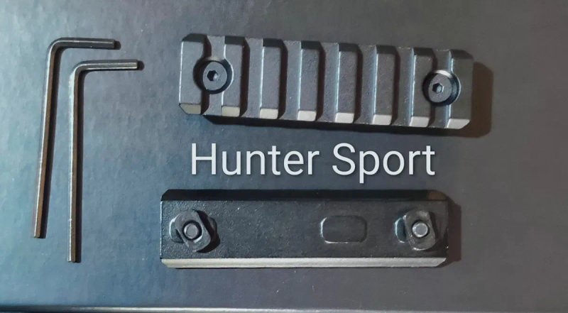 Планка Вівер Пікатіні на базу M-lock АК AR15 CZ Bren та інших, для обвісу з посадковою базою Weaver/Picatinny — фото 4
