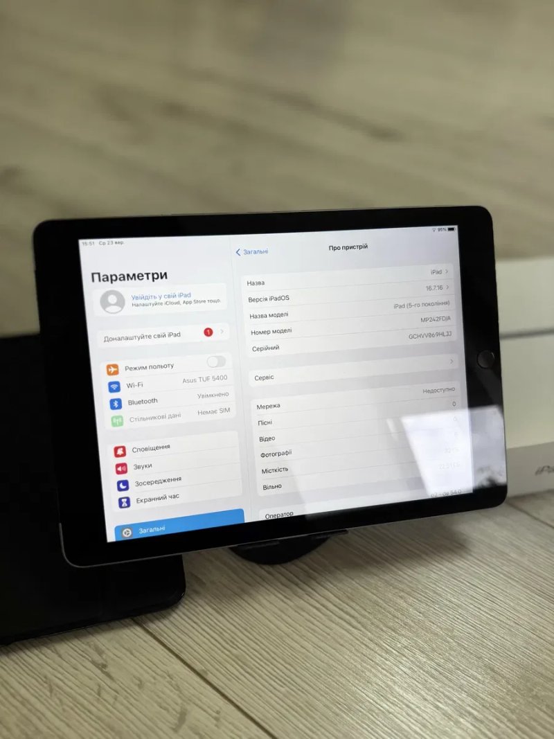 Планшет iPad 5 9.7" Wi-Fi + LTE • ГАРАНТІЯ • СТАН 9.8/10 — фото 3