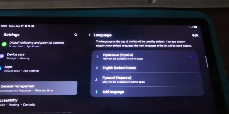 Планшет Samsung Tab A9+ ( SM-X218) — фото 3