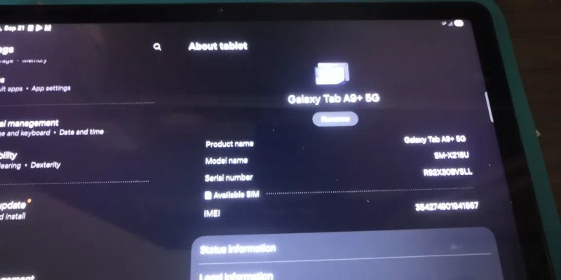 Планшет Samsung Tab A9+ ( SM-X218) — фото 5