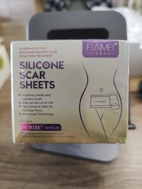 Пластирь силіконовийі від шрамів або опіків  Elaimei (Silicone Scar Sheets)