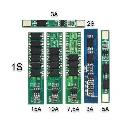 Плата защиты BMS 1S/2S/3S/4S/5S/6S/7S 18650 TP4056 индикатор — фото 2