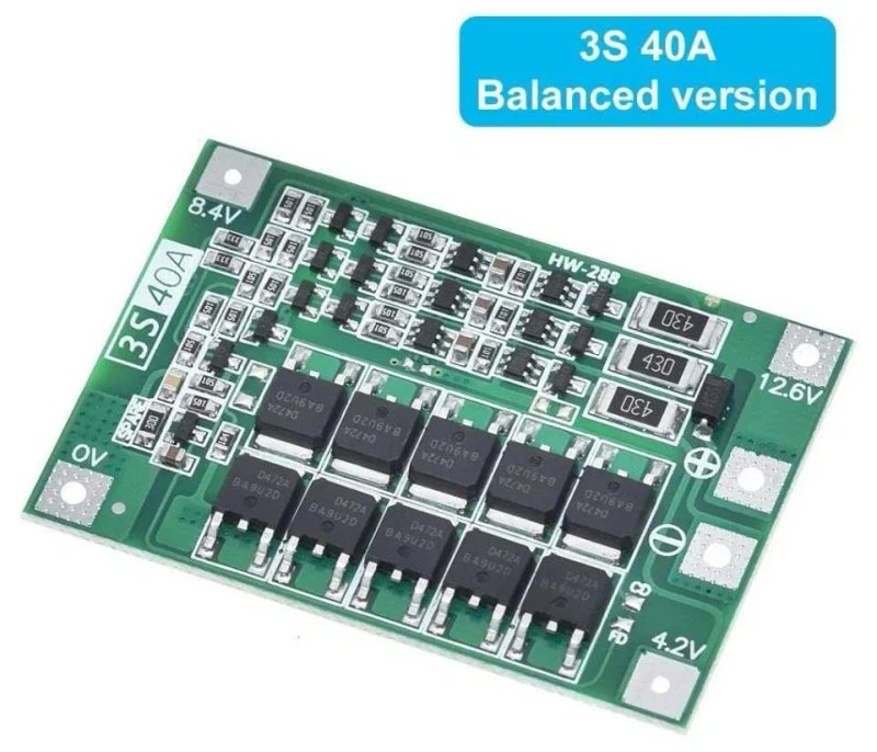 Плата защиты BMS 1S/2S/3S/4S/5S/6S/7S 18650 TP4056 индикатор — фото 3