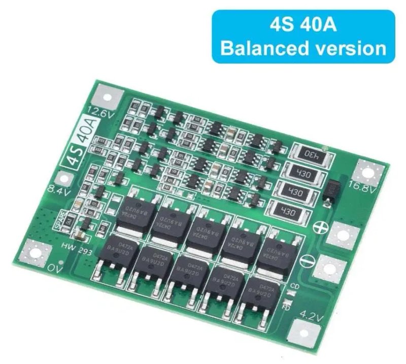 Плата защиты BMS 1S/2S/3S/4S/5S/6S/7S 18650 TP4056 индикатор — фото 4