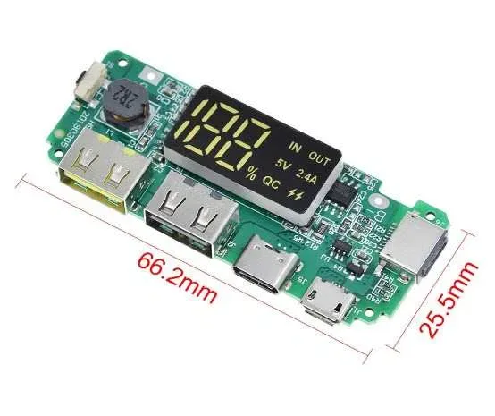 Плата защиты BMS 1S/2S/3S/4S/5S/6S/7S 18650 TP4056 индикатор — фото 8