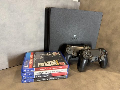 ‼️ Playstation 4 SLIM 1Tb 1000 Gb + 2 геймпади ps4 пс4 гарантія