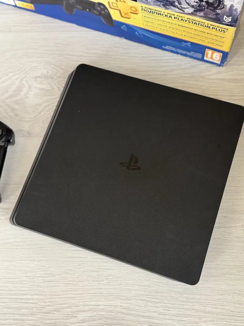 Playstation 4 slim 500gb стан нового + повний заводський комплект — фото 3
