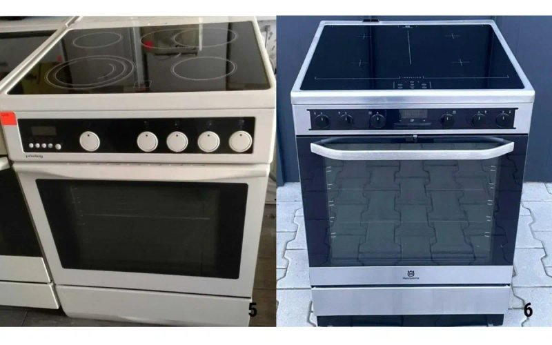 Плита Електрична PRIVILEG SM2312 50см Нержавійка емаль Бу Склокераміка — фото 4