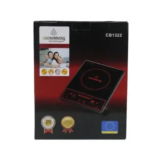Плита інфрачервона Crownberg CB-1322 электроплита инфракрасная плитка — фото 8