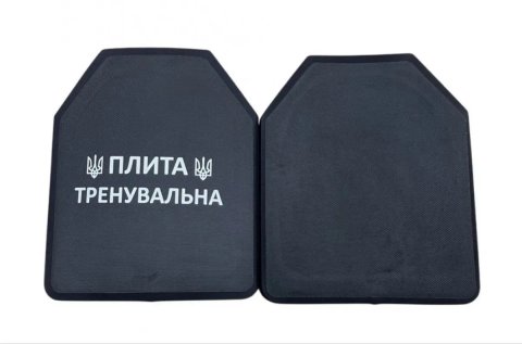 Плити тренувальні пластини учбові 2 штуки Тренировочные бронеплиты комплект тренувальні плити